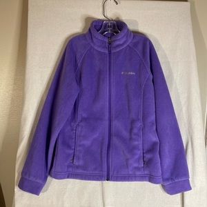 Columbia Kids Purple 10/12 Fleece Jacket